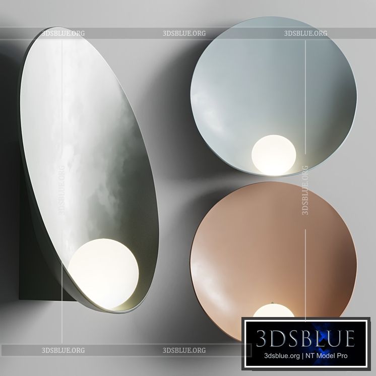 Musa Vibia Wall Lamp 3DS Max - thumbnail 3