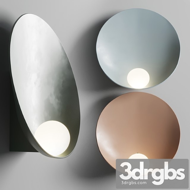 Musa Vibia Wall Lamp 3dsmax Download - thumbnail 1