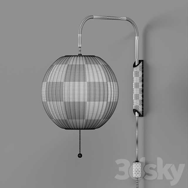 Nelson Bubble Wall Sconce Cabled Collection 3DSMax File - thumbnail 5