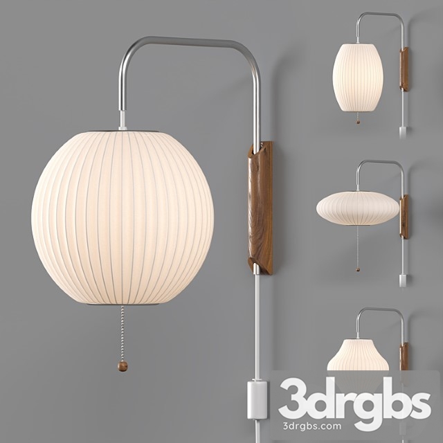 Nelson bubble wall sconce cabled collection - thumbnail 1