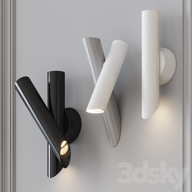 Nemo Lighting – Tubes wall lamps 3DSMax File - thumbnail 1