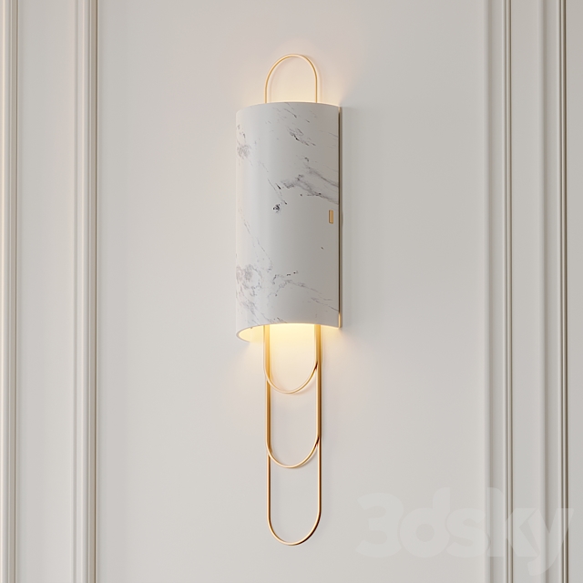 Niagara Wall Sconce by Ginger and Jagger 3ds Max - thumbnail 2