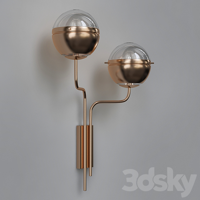 NIKU Wall lamp By BRABBU 3DSMax File - thumbnail 1