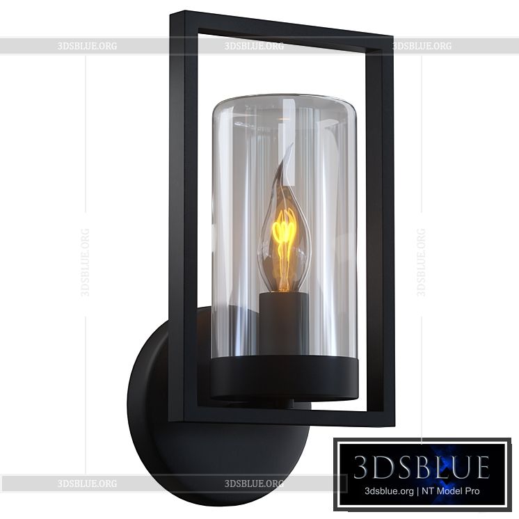 NISPEN – Wall light Outdoor 3DS Max - thumbnail 3