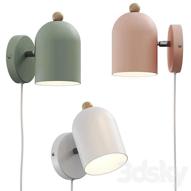 Nordlux – Gaston Sconce 3ds Max - thumbnail 2