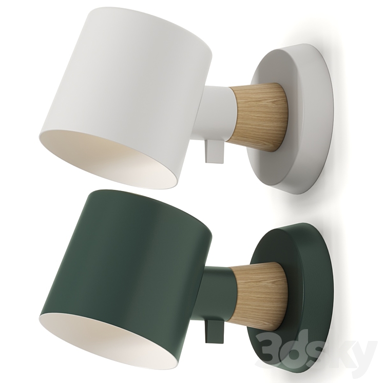 Normann Copenhagen Rise Wall Lamp 3DS Max Model - thumbnail 1