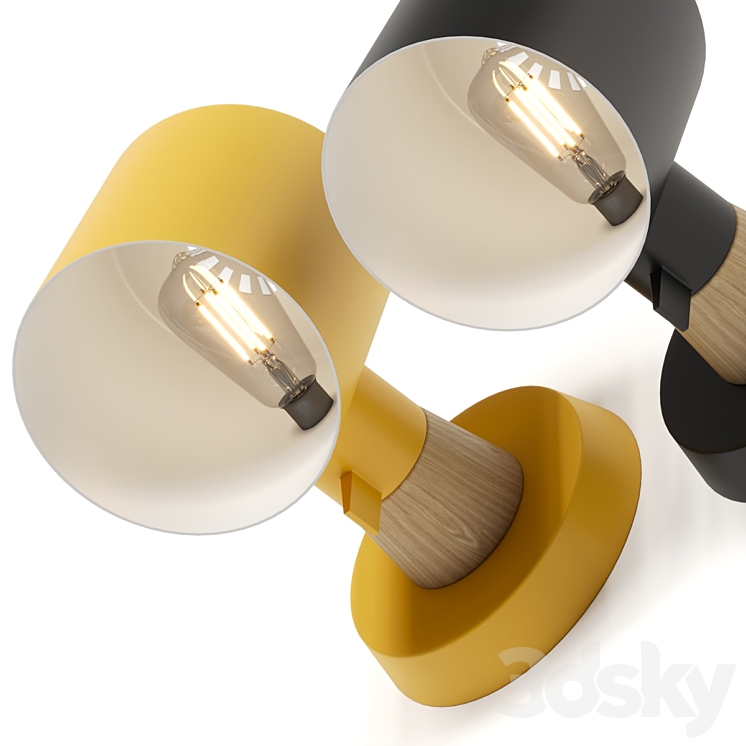 Normann Copenhagen Rise Wall Lamp 3DS Max Model - thumbnail 2