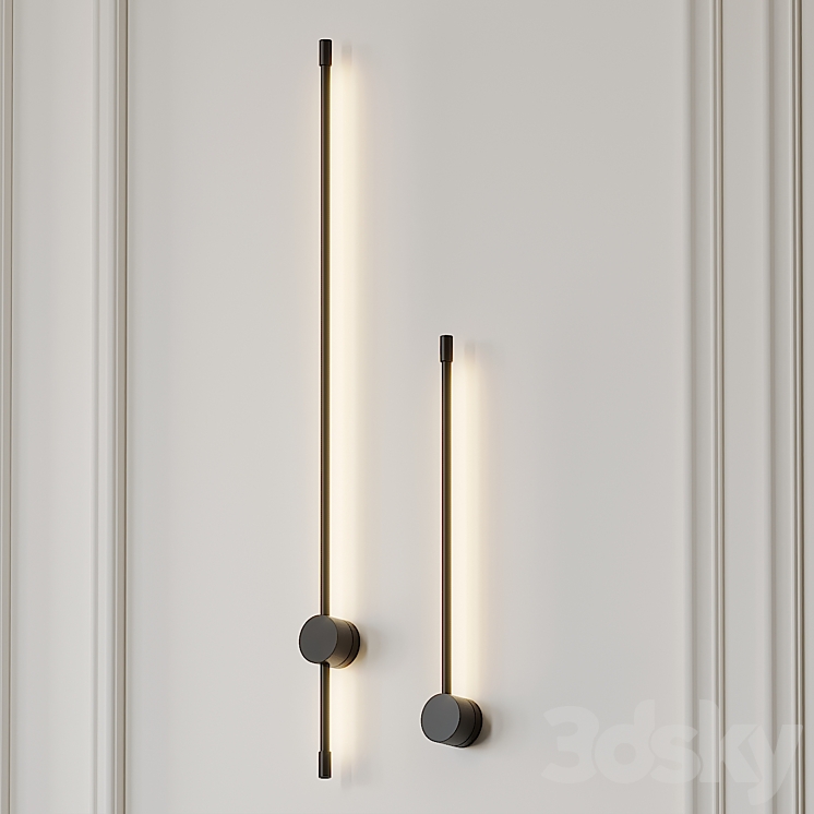 Novelty LED Wall Lamp 3DS Max - thumbnail 1