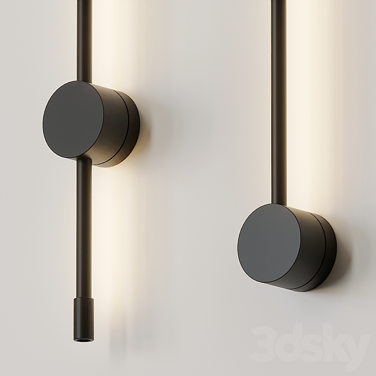 Novelty LED Wall Lamp 3DS Max - thumbnail 2