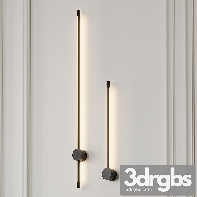 Novelty led wall lamp 3dsmax Download - thumbnail 1