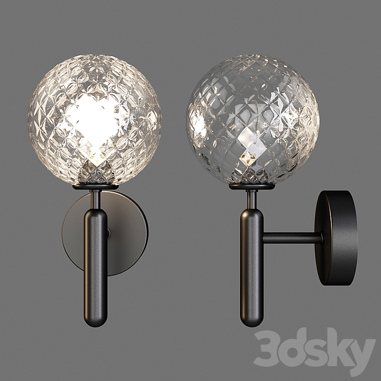 Nuura: Wall Lamp – Miira Optic (03480223) 3DS Max - thumbnail 1