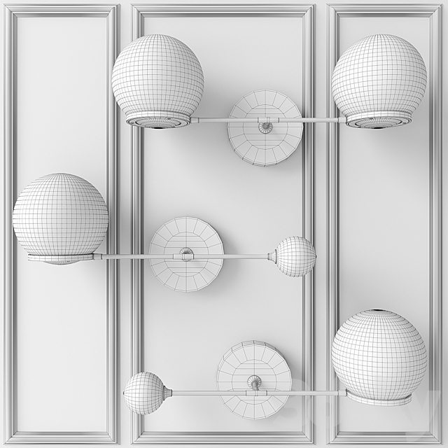 O & G CONTRAPESSO LED SINGLE SCONCE 3ds Max - thumbnail 2