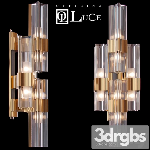 Officina Luce Eterea Applique 3dsmax Download - thumbnail 1