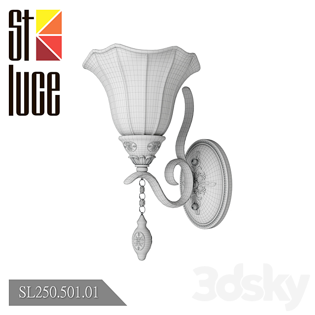 OM STLuce SL250.501.01 3DS Max Model - thumbnail 2