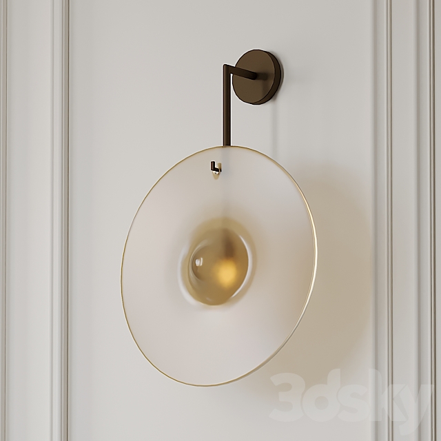 Orbe Wall Lamp by Veronese Paris 3DS Max Model - thumbnail 3