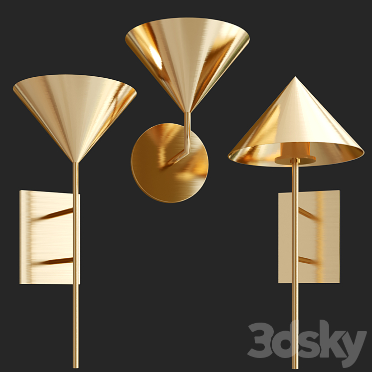 ORSAY wall lamp collection 3DS Max - thumbnail 2