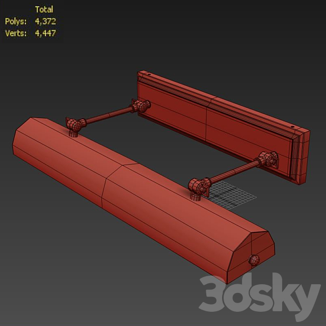 Oxford 30 Inch Picture and Display Light 3DSMax File - thumbnail 3