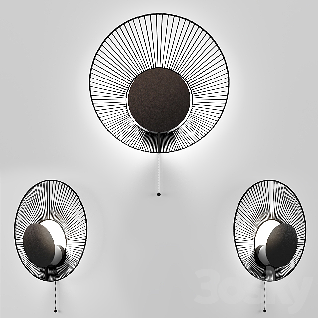 Oyster wall lamp 3DSMax File - thumbnail 1