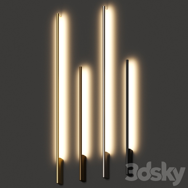 Panzeri Hilow Wall Lamps 3DS Max Model - thumbnail 2