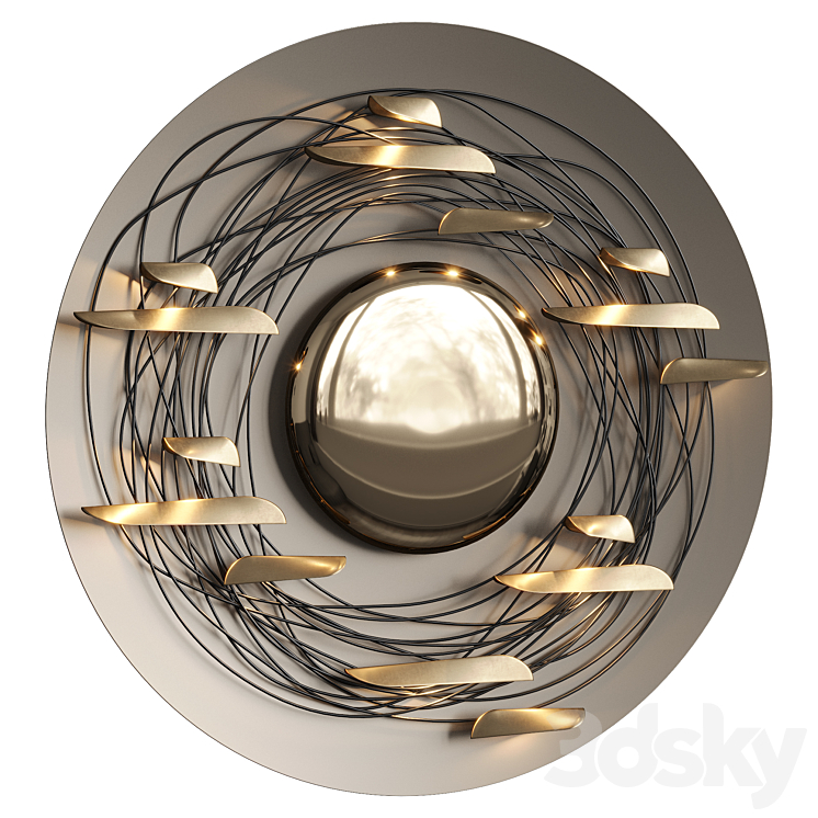 Paolo Castelli Anodine Circle Light 3DS Max Model - thumbnail 1