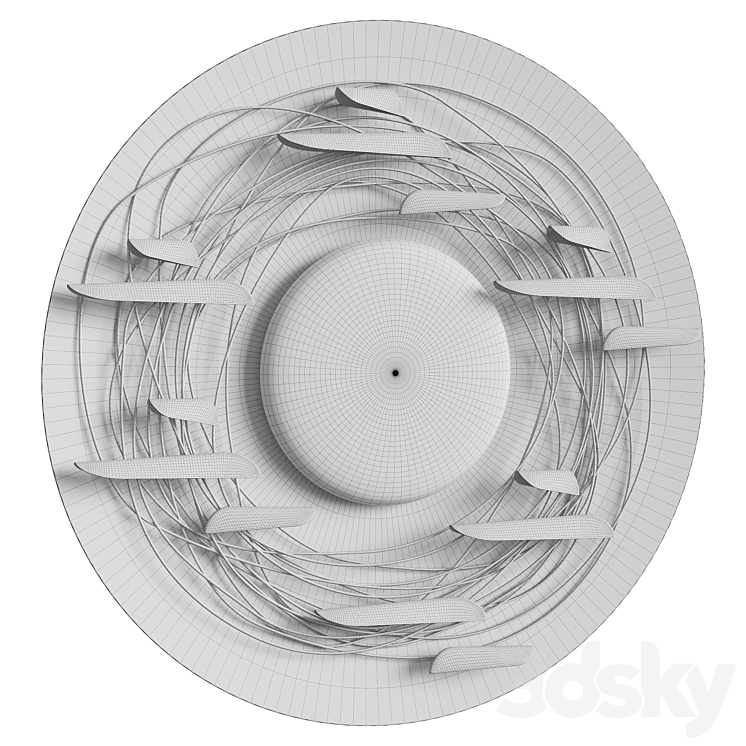 Paolo Castelli Anodine Circle Light 3DS Max Model - thumbnail 2