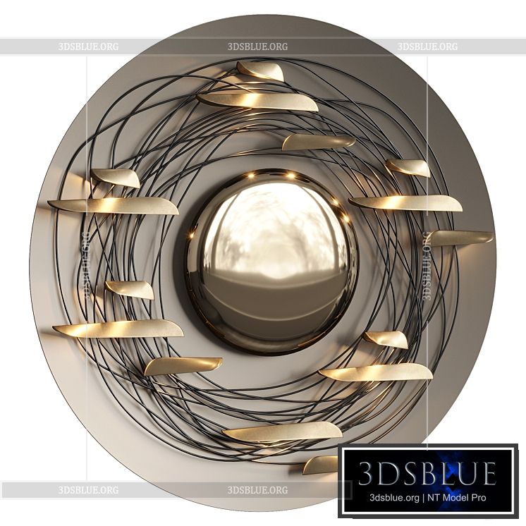 Paolo Castelli Anodine Circle Light 3DS Max - thumbnail 3