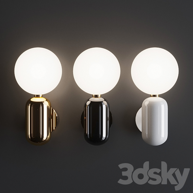 Parachilna Aballs A Wall Lamp 3DSMax File - thumbnail 3