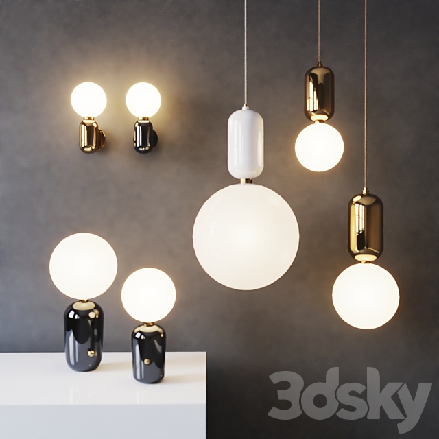 Parachilna Aballs Lamps – Wall Lamp 3DS Max Model - thumbnail 2