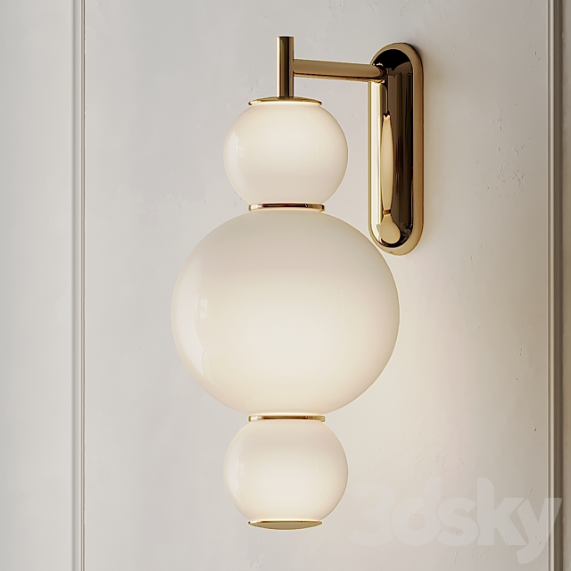 PEARLS wall light from Formagenda 3ds Max - thumbnail 2