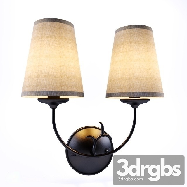 Permo Vintage Double Sconce Antique 3dsmax Download - thumbnail 1