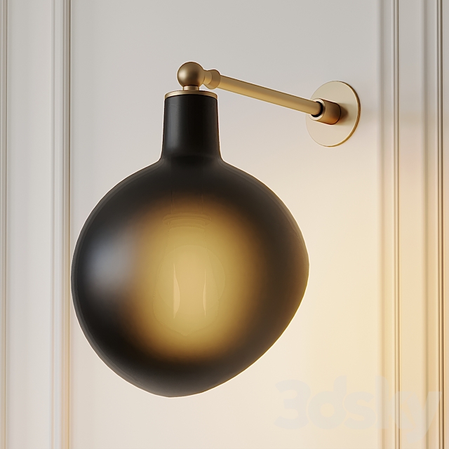 Piano wall Sconce by Nate Cotterman 3DSMax File - thumbnail 1