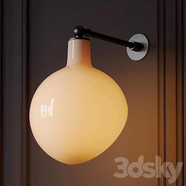 Piano wall Sconce by Nate Cotterman 3DSMax File - thumbnail 2