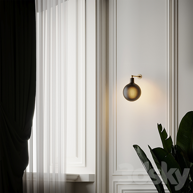 Piano wall Sconce by Nate Cotterman 3DSMax File - thumbnail 3