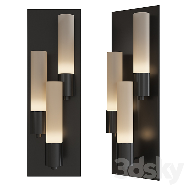 Pillar multilight wall sconce 3DSMax File - thumbnail 1