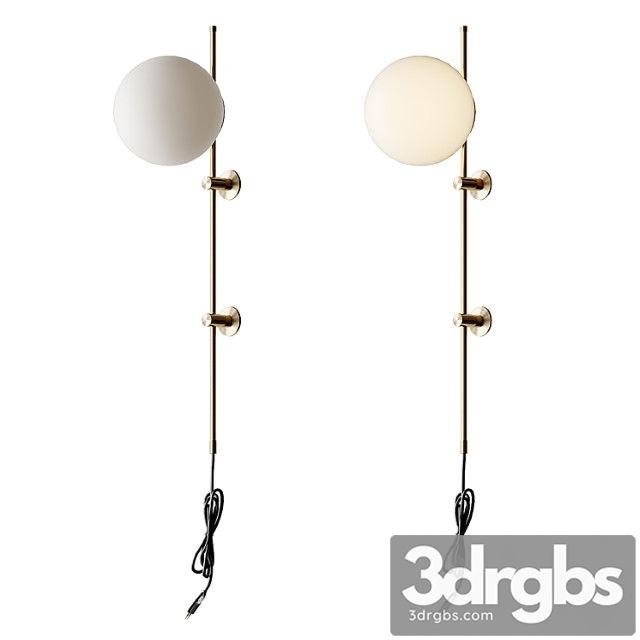 Plug in wall sconce neckless black and gold from lux lighting usa - thumbnail 1