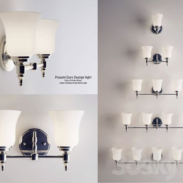 Possini Euro Design light 3DS Max Model - thumbnail 1