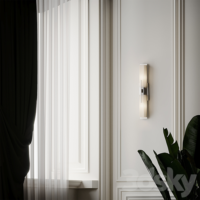 Possini Euro Midtown Wall Sconce 3DSMax File - thumbnail 2