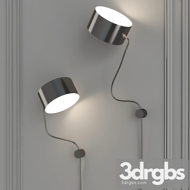 Post wall lamp 3dsmax Download - thumbnail 1