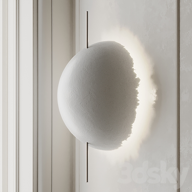 PostKrisi W 21 wall Light from Catellani and Smith 3ds Max - thumbnail 1