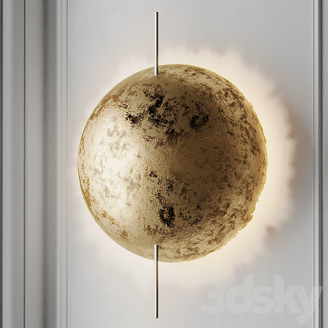 PostKrisi W 21 wall Light from Catellani and Smith 3DSMax File - thumbnail 5