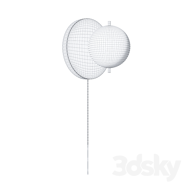 Postmodern wall lamp SIGNAL SCONCE 3DSMax File - thumbnail 2