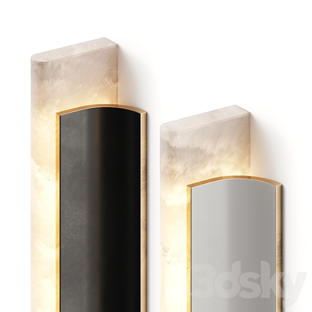 Pouenat Timide Sconces 3DS Max Model - thumbnail 2