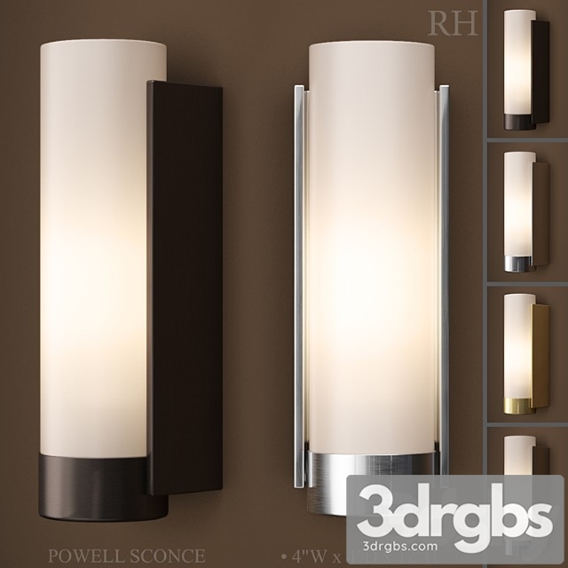 Powell sconce 3dsmax Download - thumbnail 1