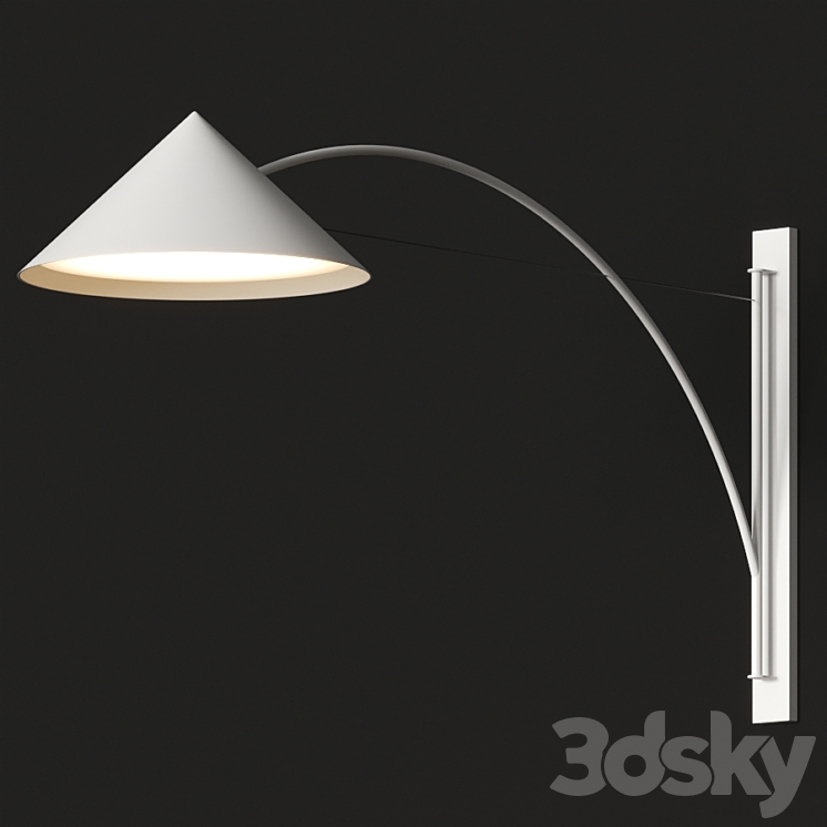 Prandina Flyer Wall Lamp 3DS Max - thumbnail 2