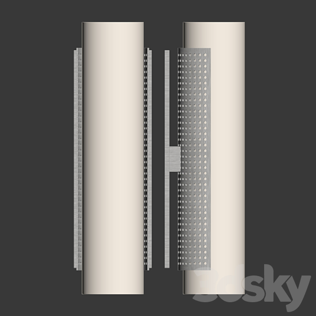 Precision Tube Sconce – kellywearstler 3ds Max - thumbnail 3