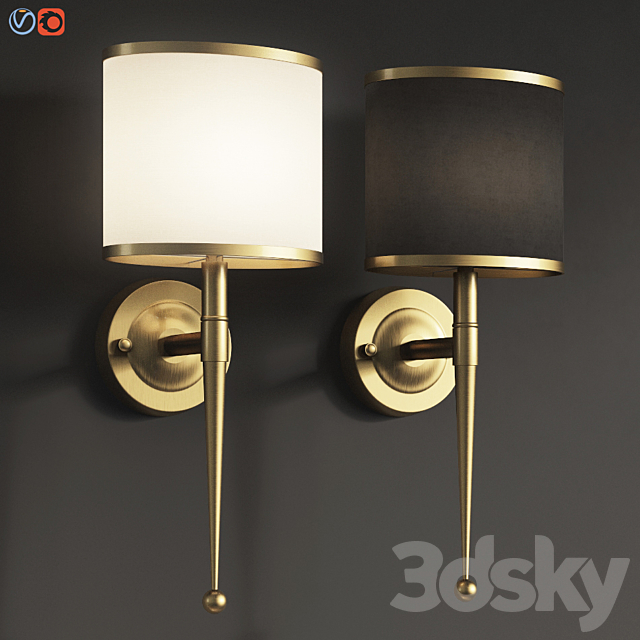 Primo Wall Light Gold 3DSMax File - thumbnail 1