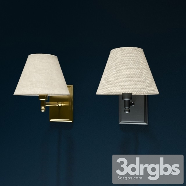 Pujol Iluminación Americana Wall Light 3dsmax Download - thumbnail 1