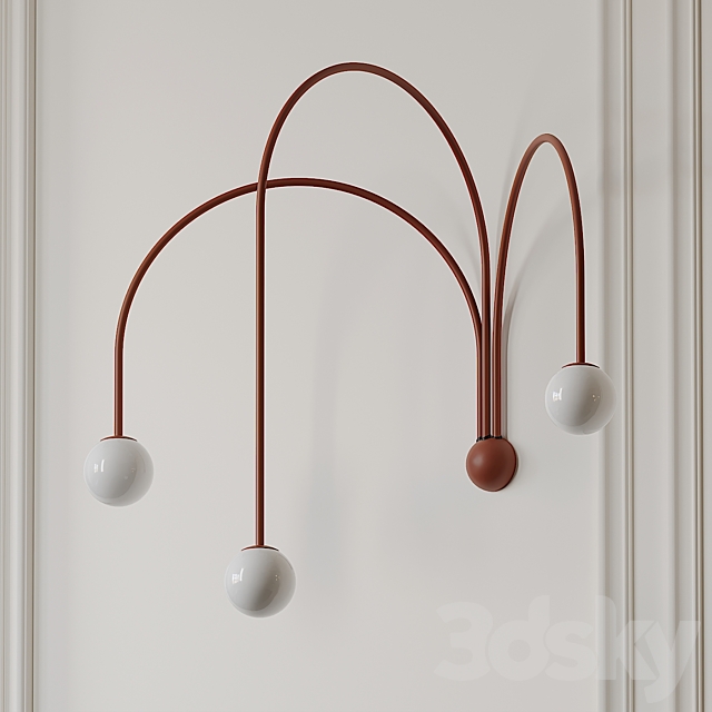 Quattro Wall Sconce by Michael Anastassiades 3ds Max - thumbnail 1