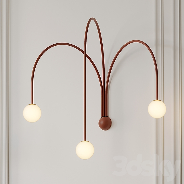 Quattro Wall Sconce by Michael Anastassiades 3ds Max - thumbnail 2