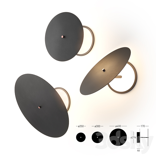 Ra wall lamps 3DSMax File - thumbnail 2